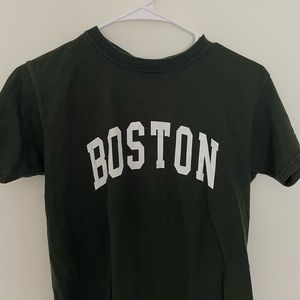 NWT John Galt Brandy Melville “Boston” Tee | Green